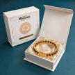 Gold Plated Rudraksha Bracelet for Men