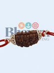 EkMukhi Daana Single with Silk, Silver Cap