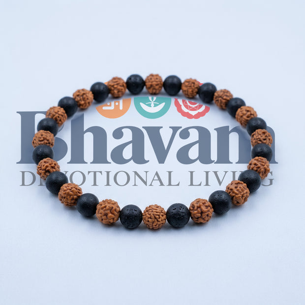 Karungali + Rudraksha Bracelet
