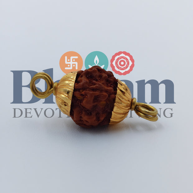 Daana Gold Cap Panchamukhi – Small | 5 Mukhi Rudraksha